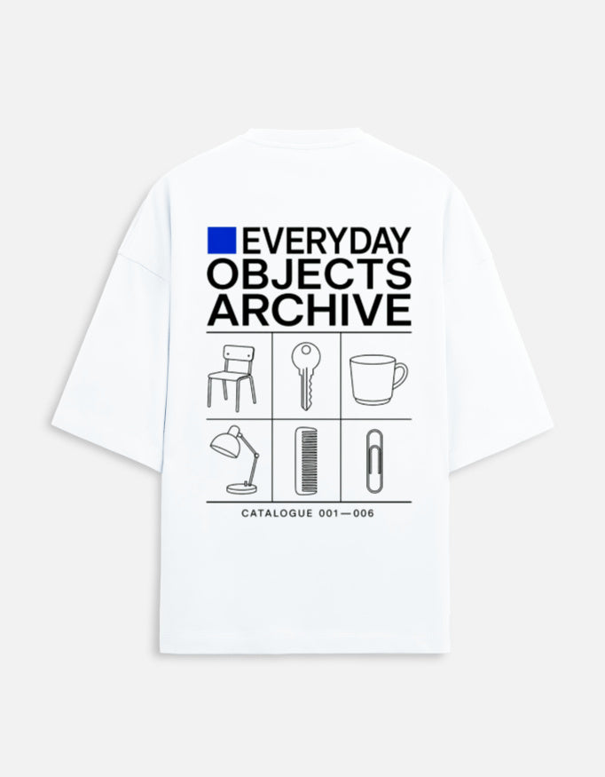Everyday Objects Archive White back lay-flat