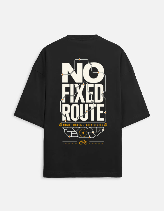 No Fixed Route Black back lay-flat