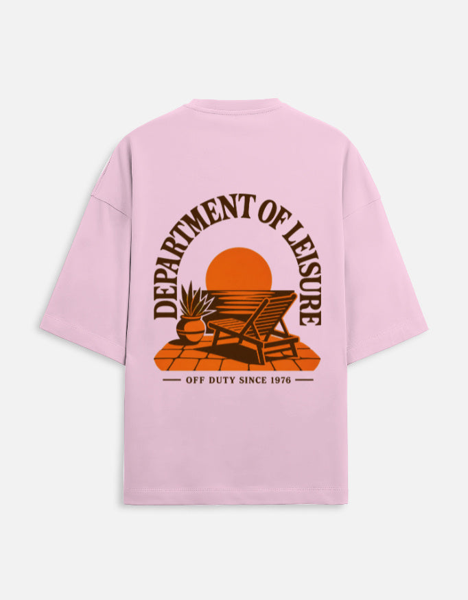 Department of Leisure Light Baby Pink back lay-flat