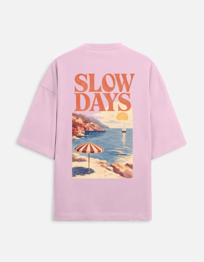 Slow Days Light Baby Pink back lay-flat
