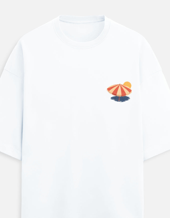 Slow Days White front pocket lay-flat