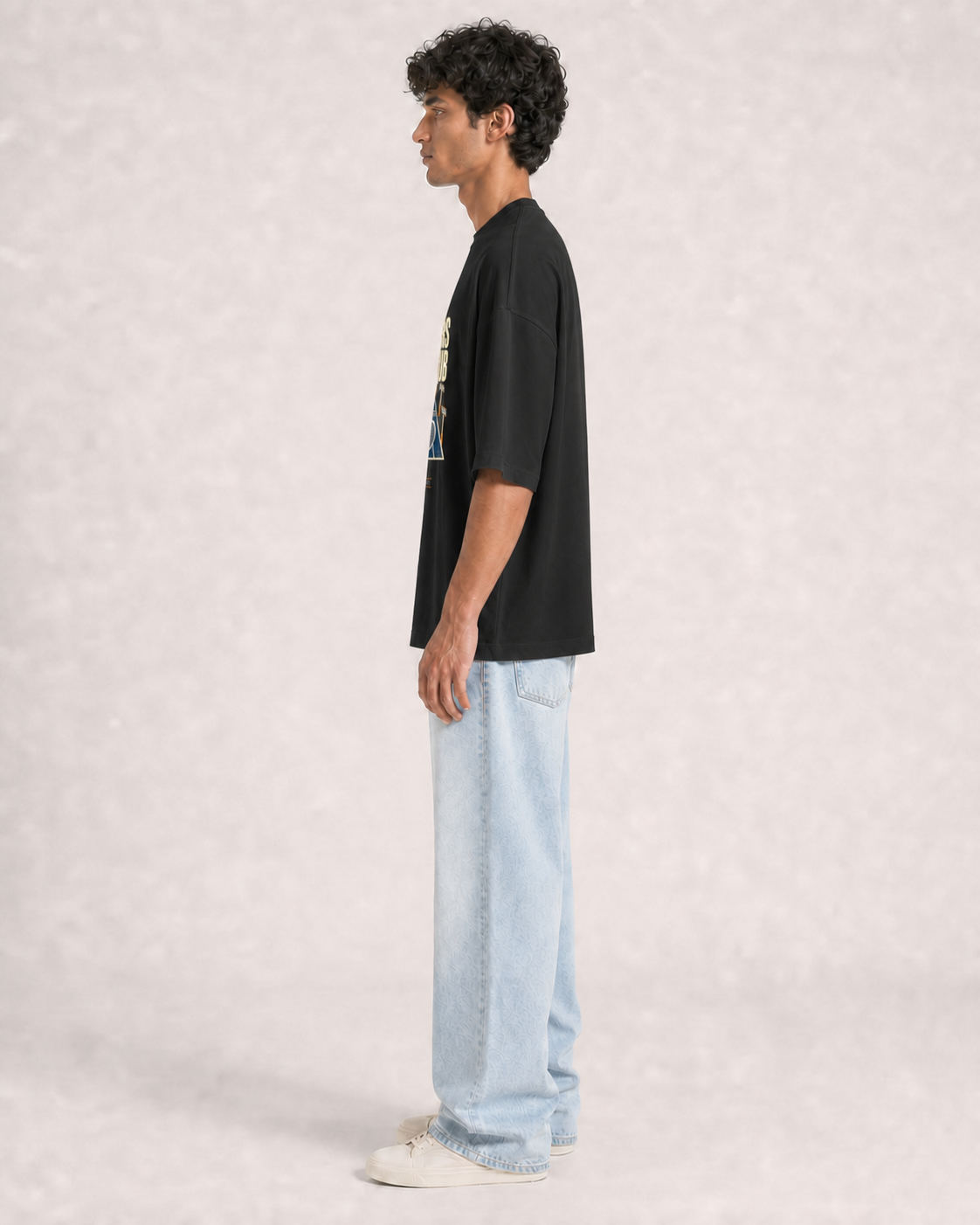 After Hours Tennis Club Black model side fit