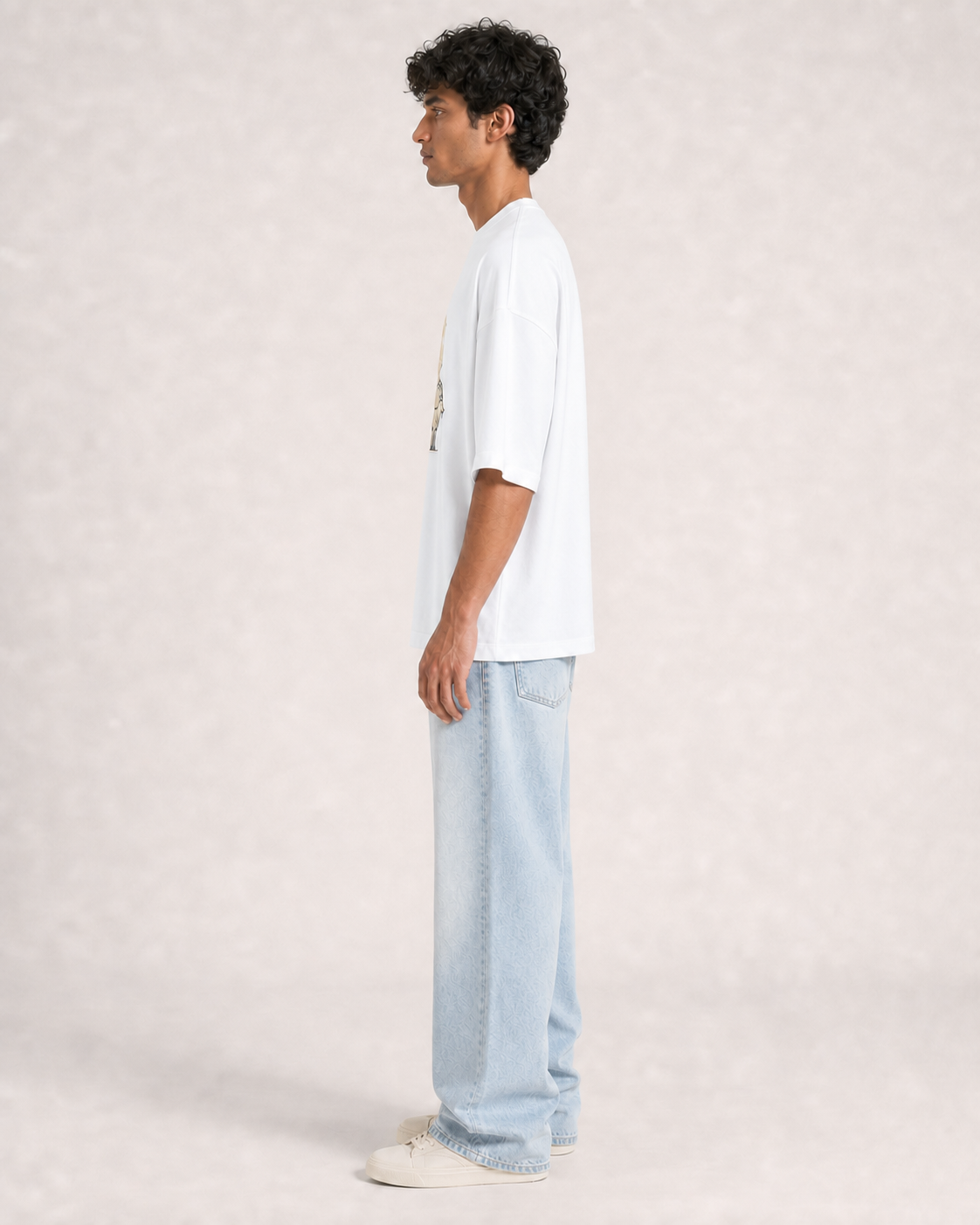 After Hours Tennis Club White model side fit