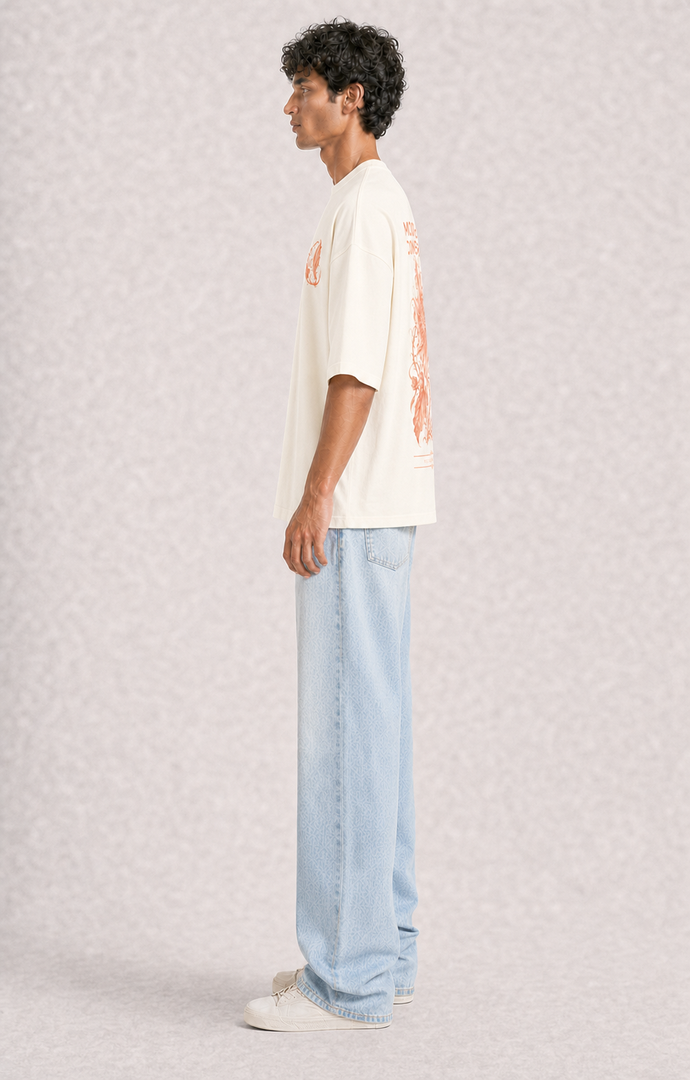 Moonflower Conservatory Off White model side fit