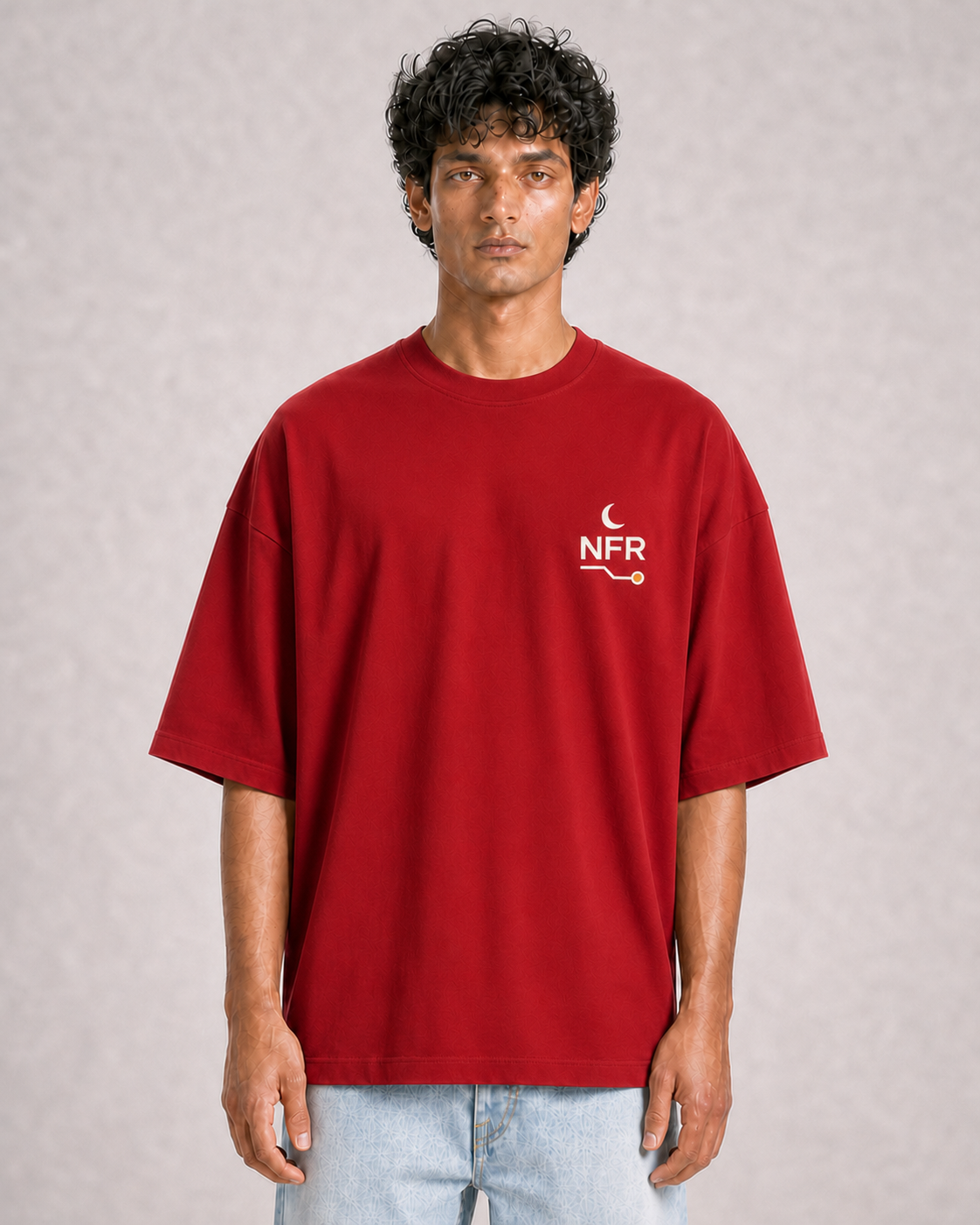No Fixed Route Red model front pocket detail