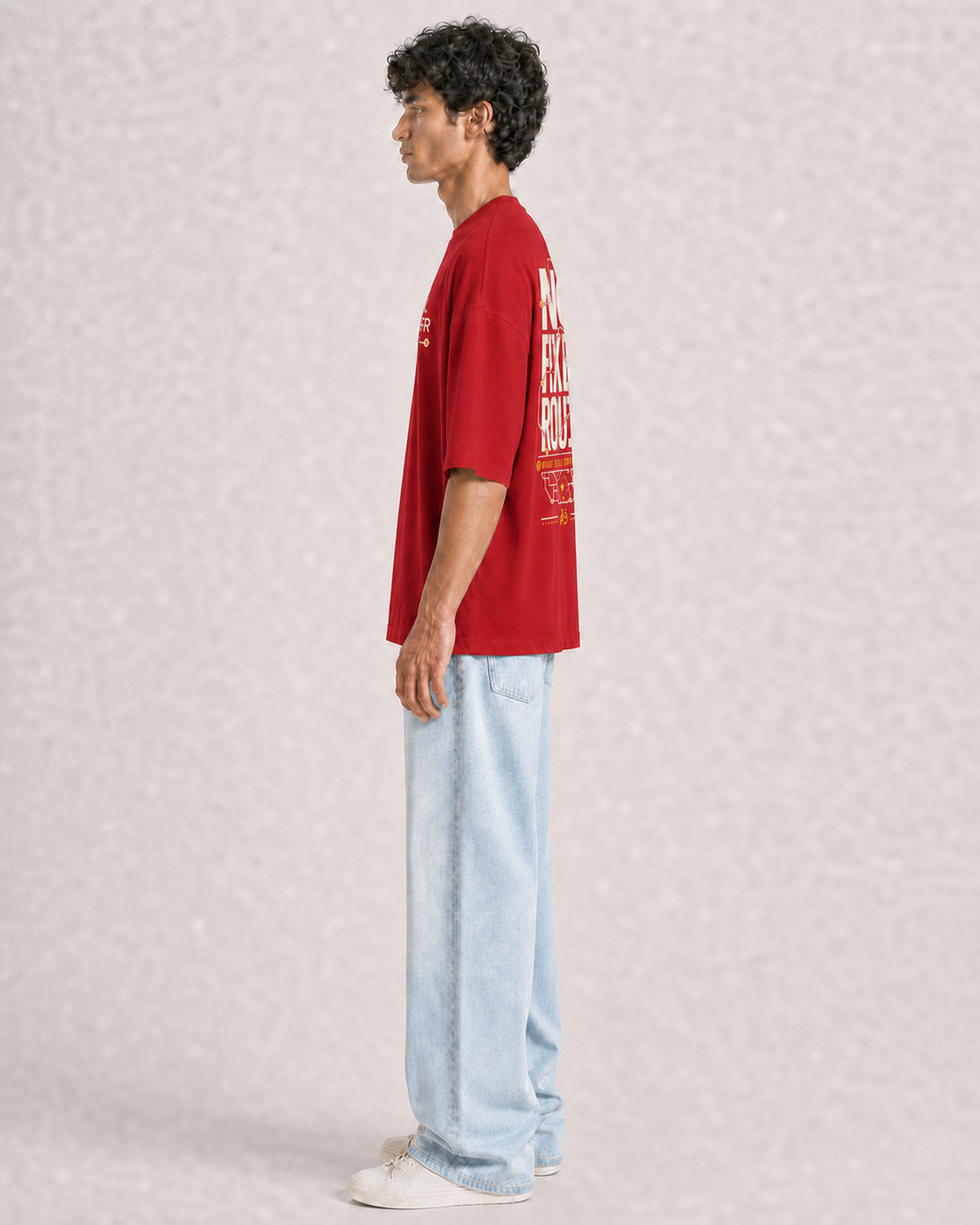 No Fixed Route Red model side fit