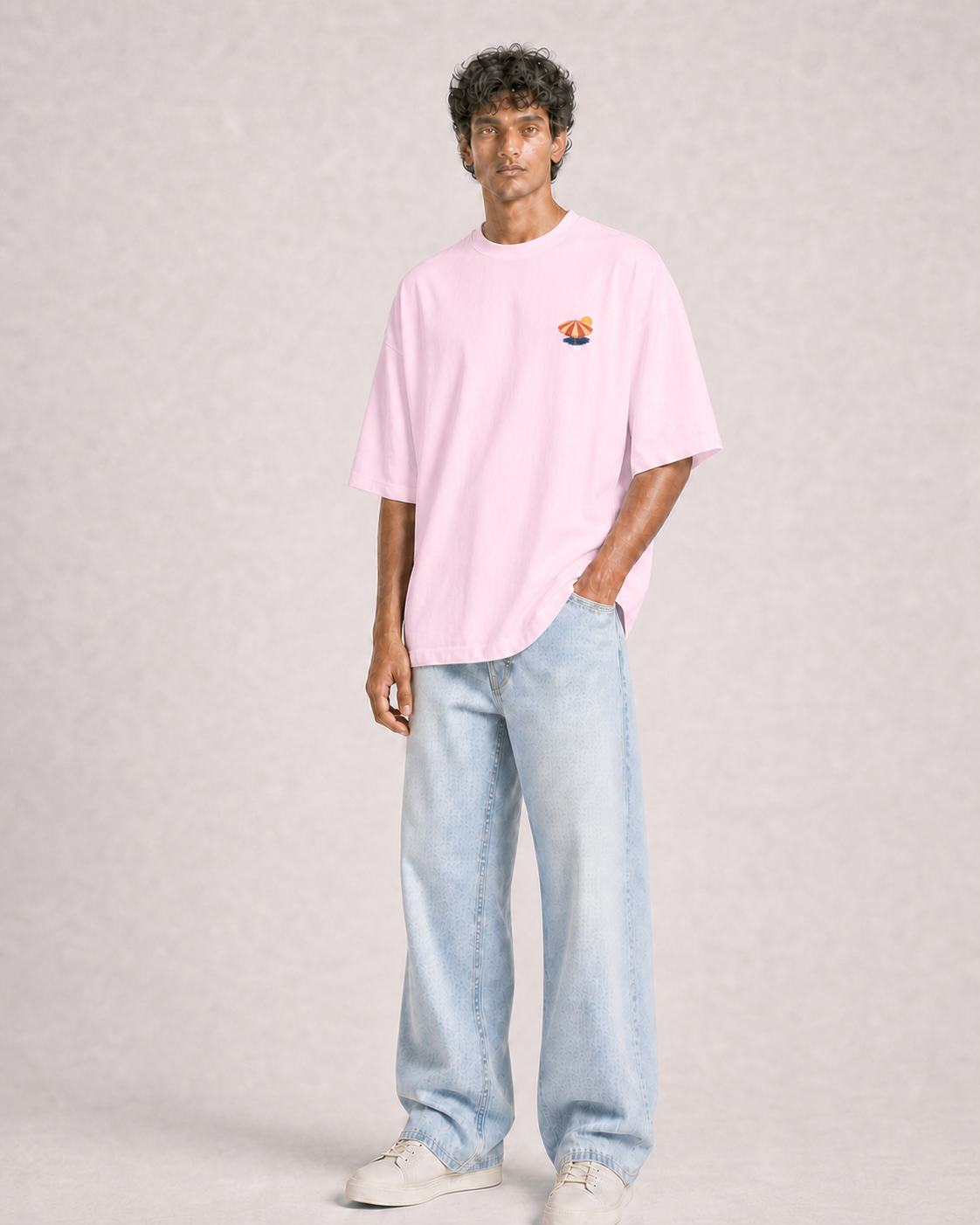 Slow Days Light Baby Pink model three-quarter front
