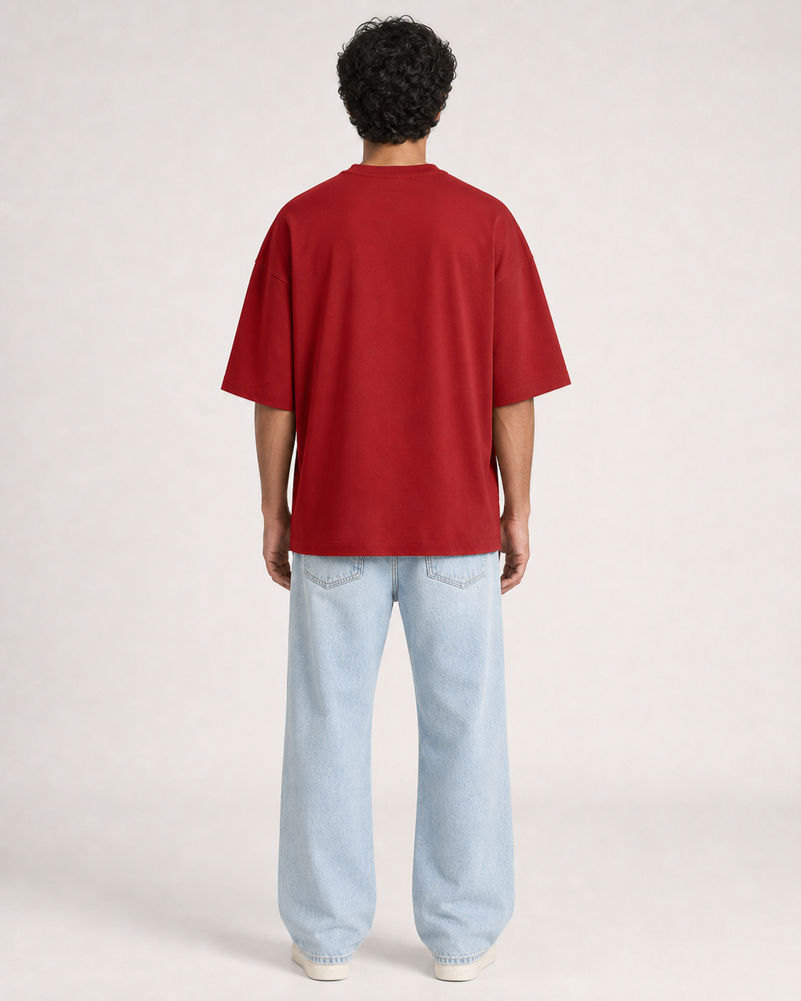 Slow Sunday Society Red model blank back