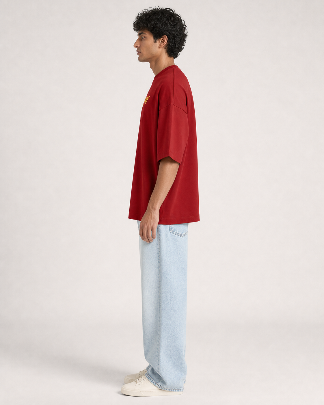 Slow Sunday Society Red model side fit