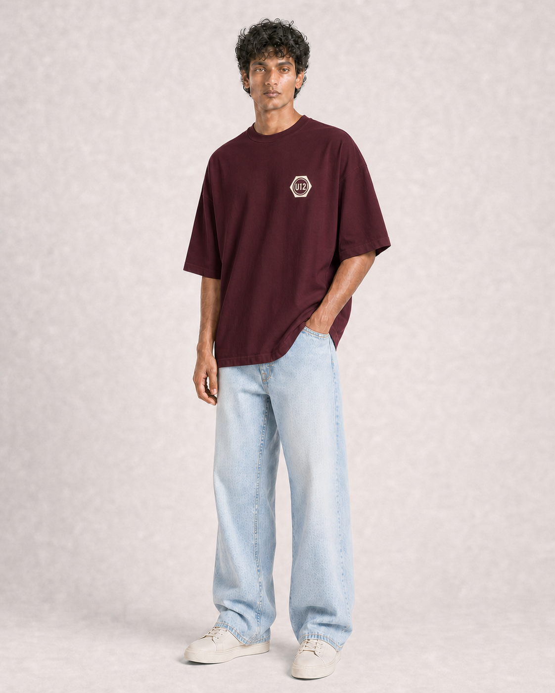 Unit 12 Tool Works Maroon model three-quarter front